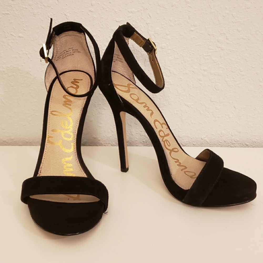 Sam Edelman - Size 5.5 - Black Suede Heels